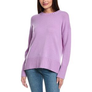 &Isla Womens  Sami Oversize Wool & Cashmere-Blend Sweater, Purple